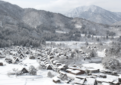 白川郷の朝