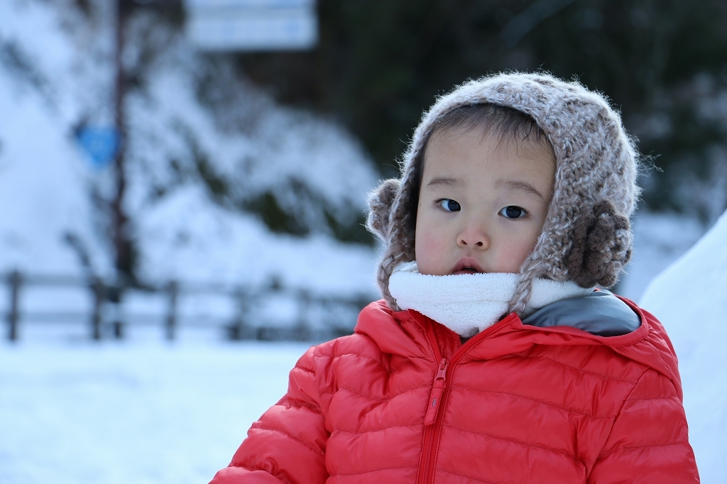 初めての雪1