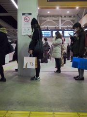 電車待ち