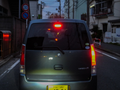 整備不良1点減点です。