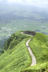 狩尾の峠道