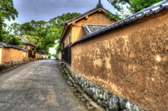 北台　武家屋敷通り