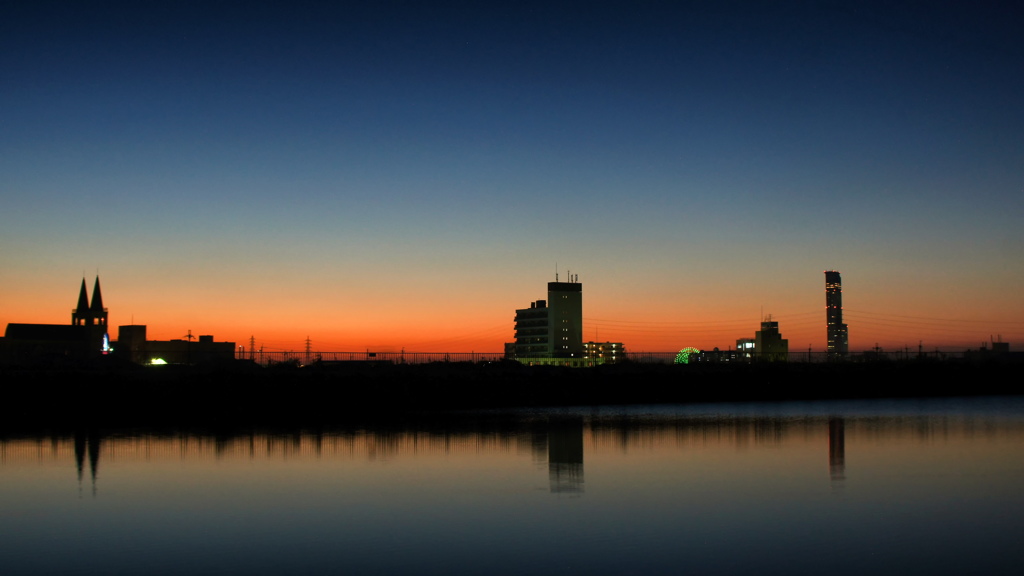 仕事帰りの夕景　Ⅵ