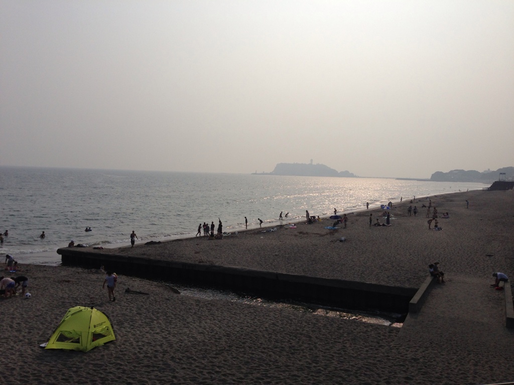 由比ヶ浜2013.8