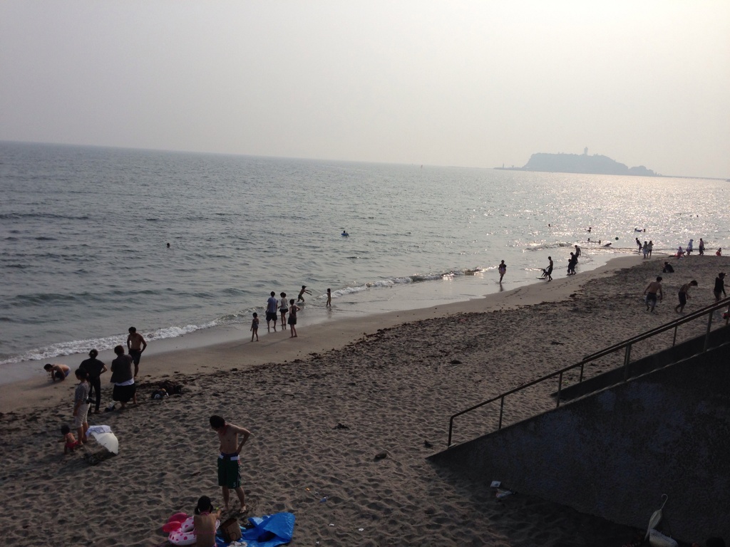 由比ヶ浜2013.8