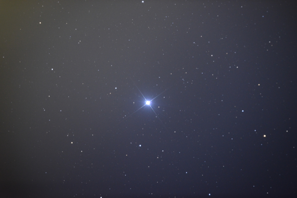 The first starlit sky