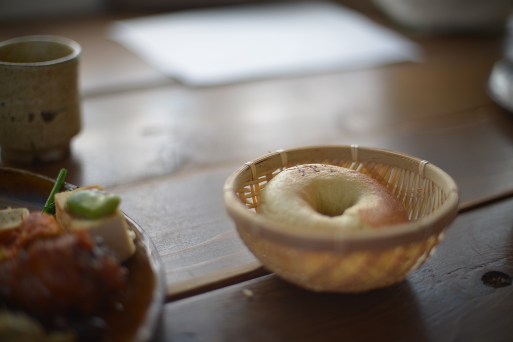 Okara bagel