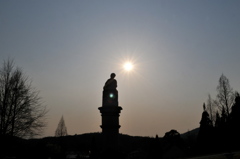 岡山ドイツ村の夕暮れ