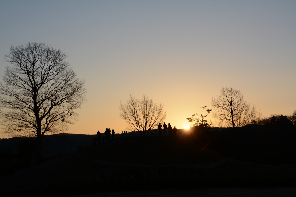 ２０１５年の陽が昇る