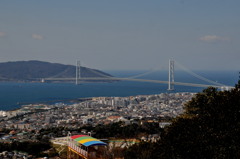 須磨浦山上遊園より