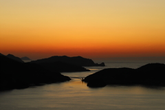 島の夕暮れⅲ