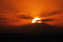 島の夕陽Ⅲ