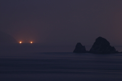 島の漁火