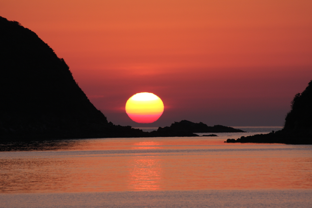 島の夕陽Ⅱ