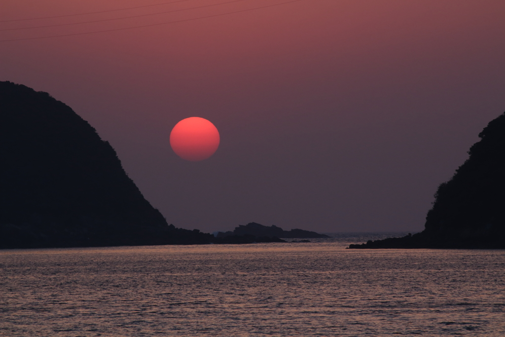 海峡の夕陽Ⅲ
