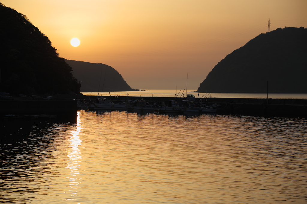 瀬戸の夕陽