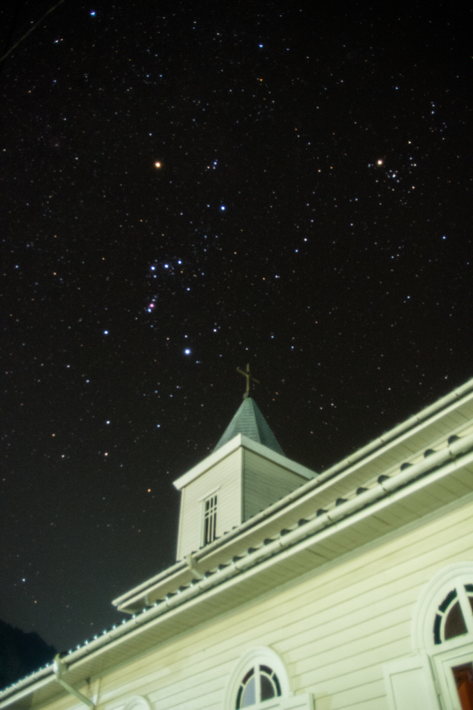 教会とオリオン