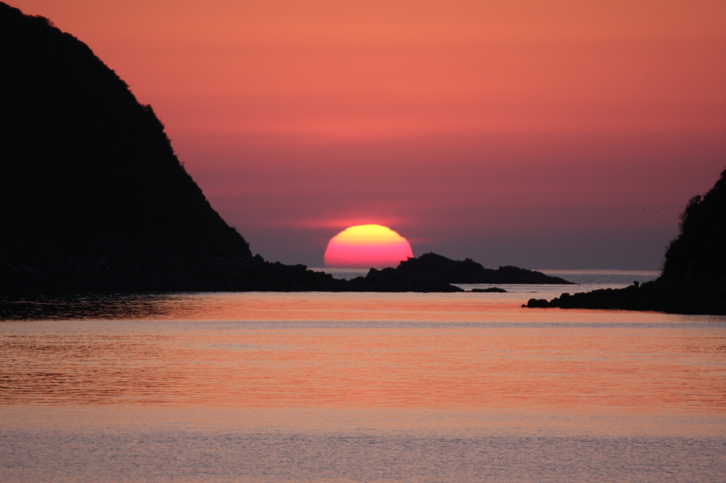 島の夕陽Ⅲ