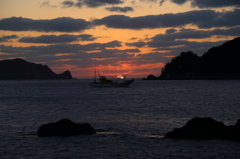 島の夕陽Ⅴ