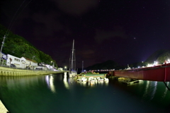 島の夜空をフイッシュアイで　ⅵ
