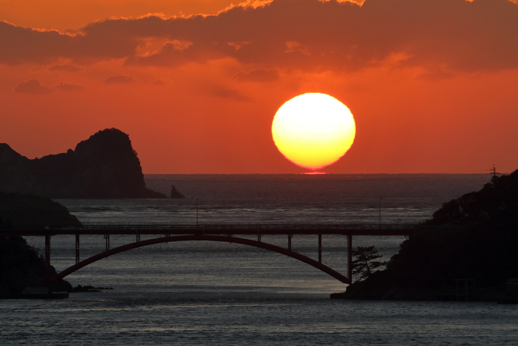 夕陽＆架橋　Ⅴ