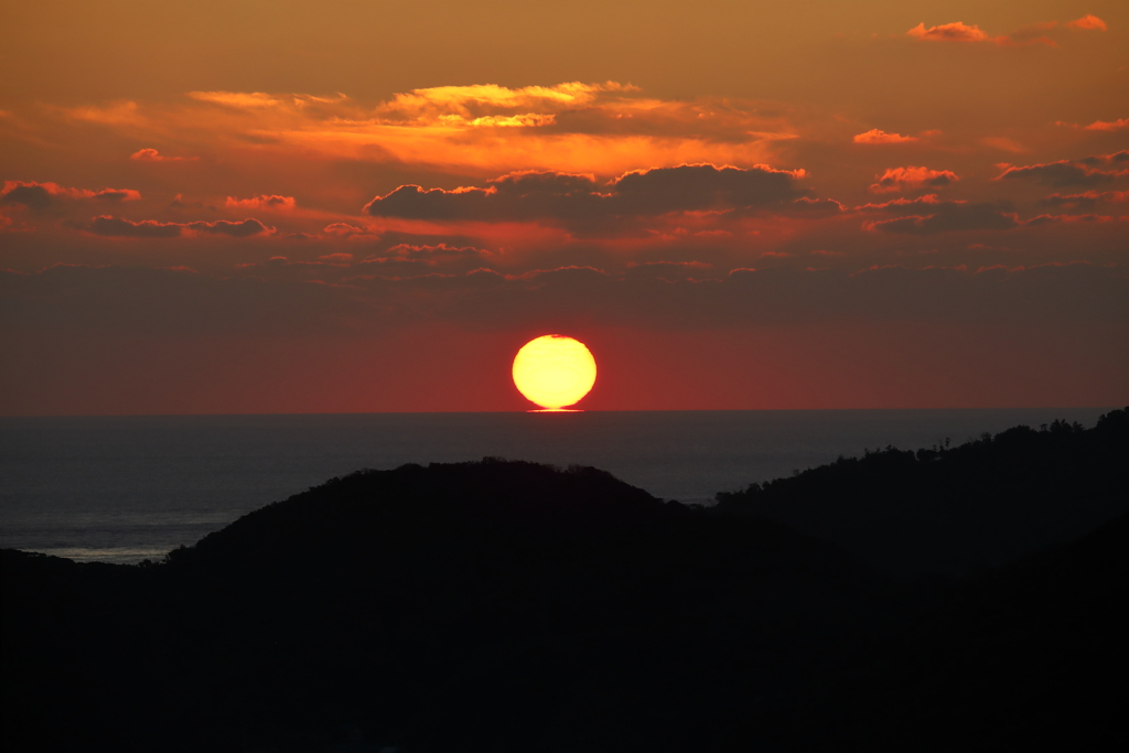 島の夕陽　ⅲ