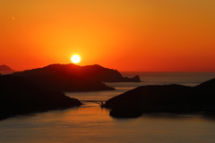 島の夕暮れⅱ