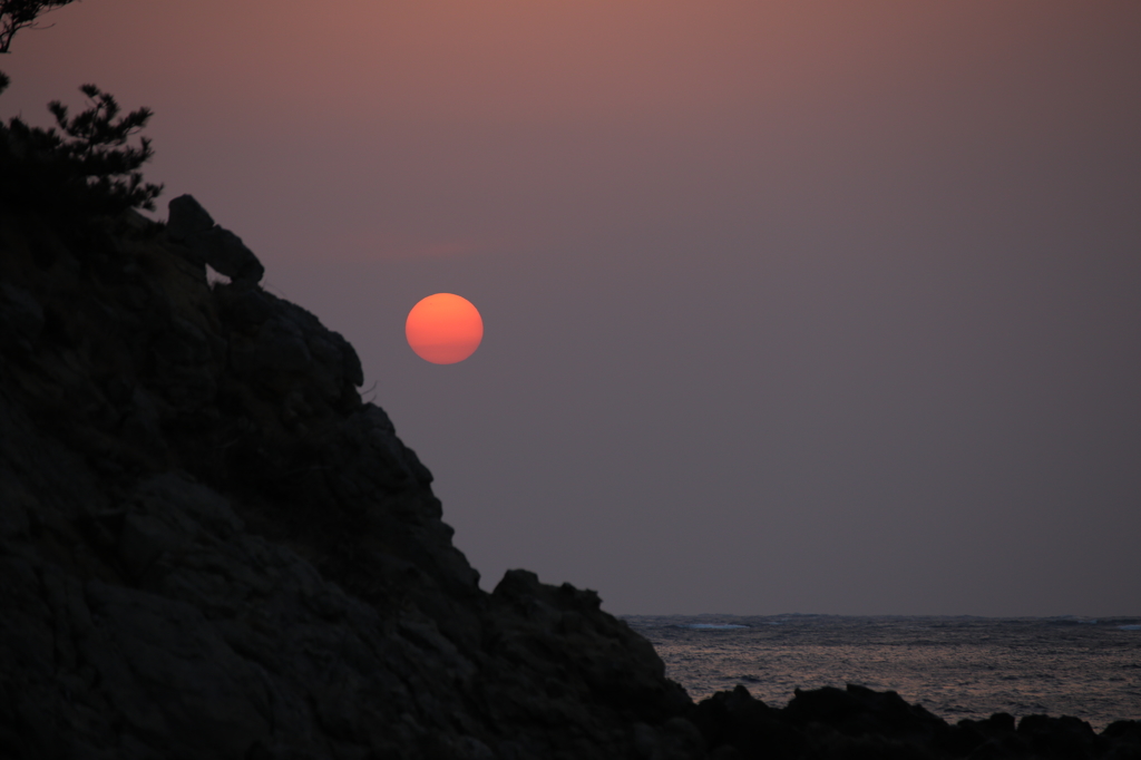 島の夕陽Ⅱ