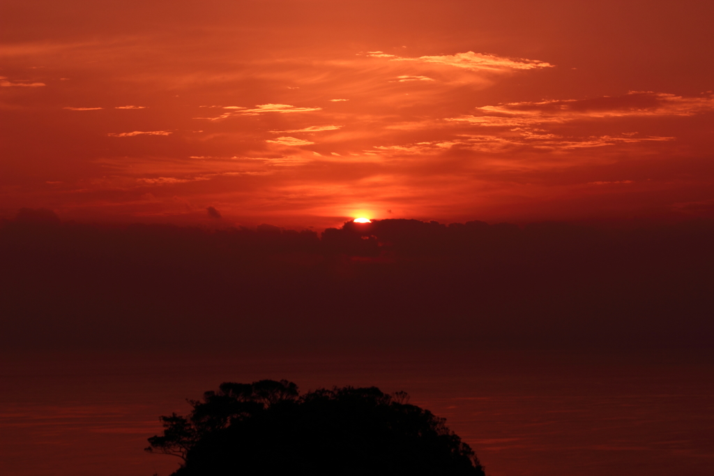 五島灘の朝日Ⅲ