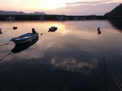 漁港の夕焼けⅡ