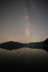 星降る島の夜