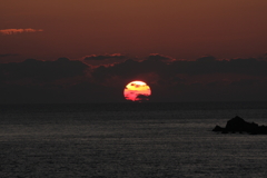 今日の夕陽