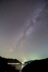 彼岸の夕陽のポイントで