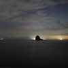 島の夜空