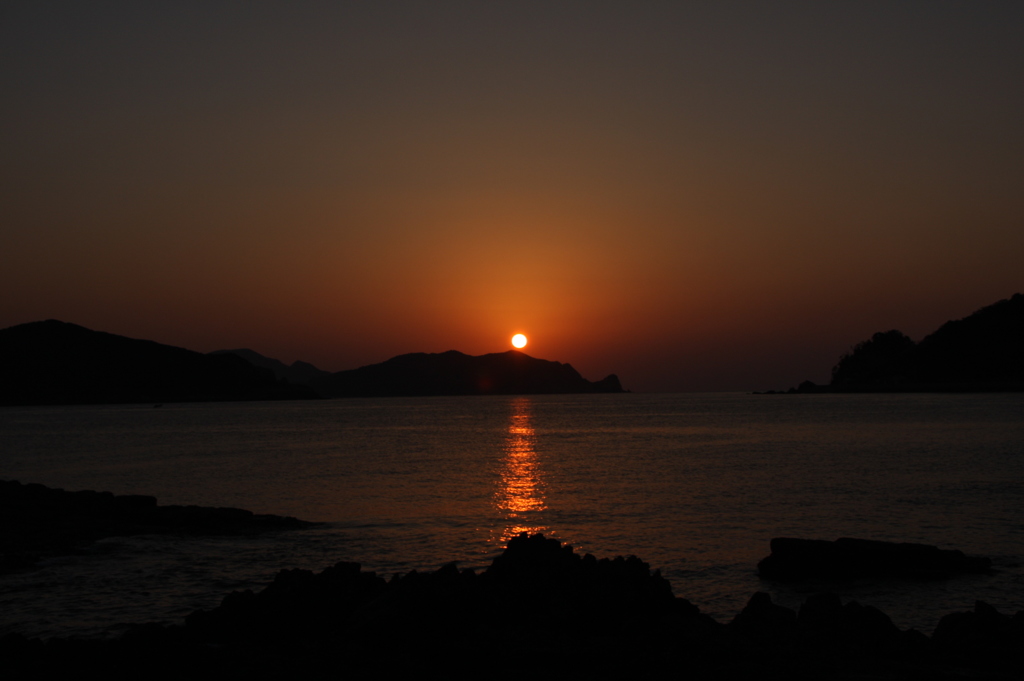 島の夕陽Ⅰ