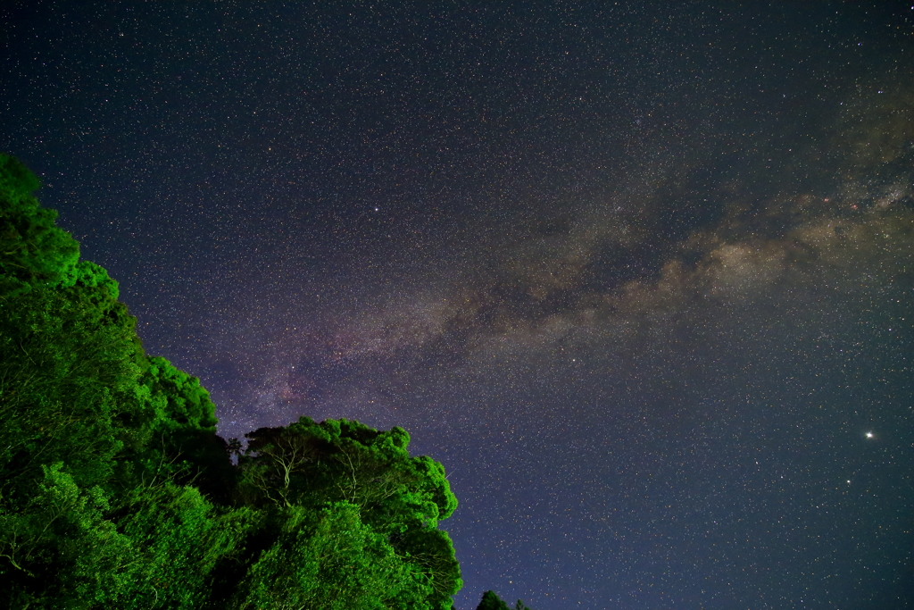 夜明け前の天の川　壱