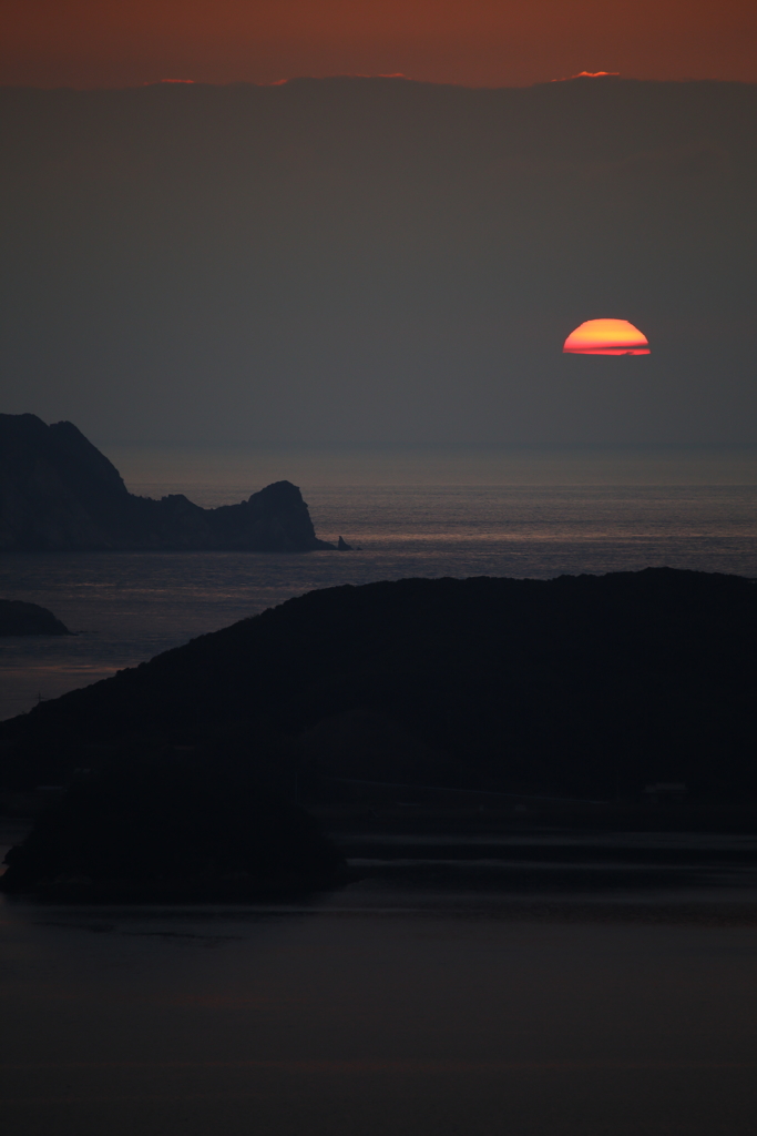 島の夕陽Ⅴ