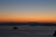 米山展望台の西東そして南空Ⅴ