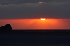 橋からの夕陽　ⅳ