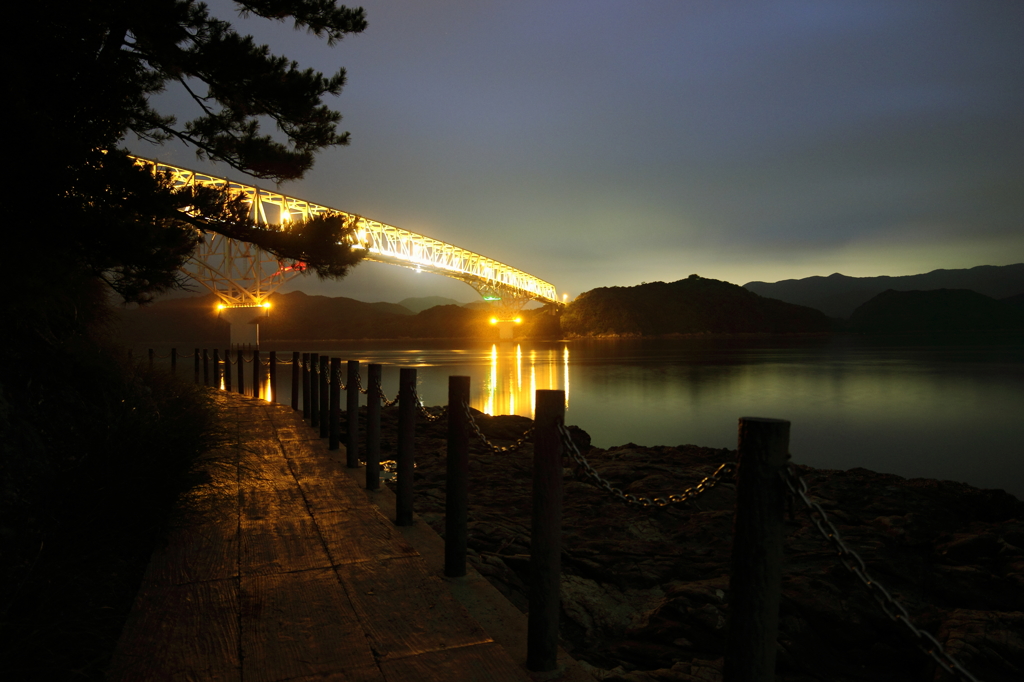 夜の若松瀬戸Ⅰ