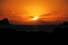 島の夕陽Ⅱ
