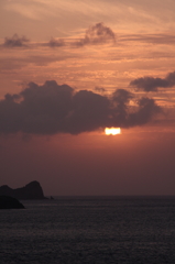 島の夕陽Ⅴ
