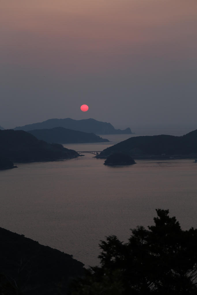 島の夕暮れⅣ