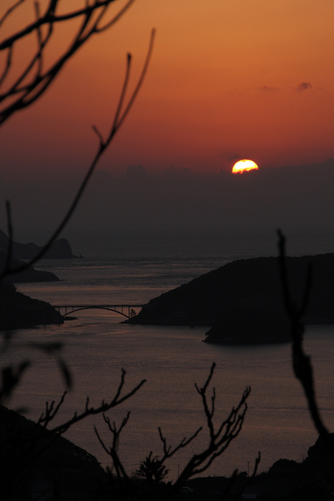 島の夕暮れⅡ