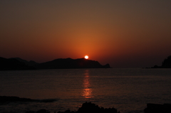 島の夕陽Ⅱ