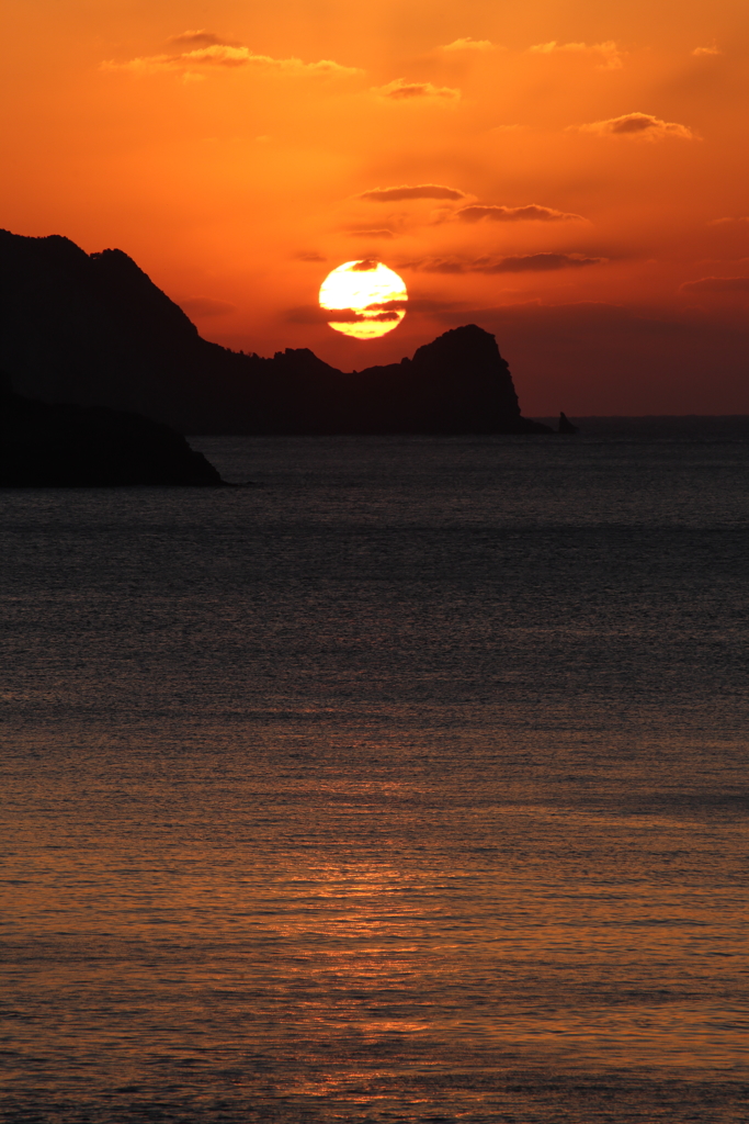 島の夕陽Ⅲ