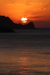 島の夕陽Ⅲ