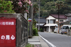 島のバス停