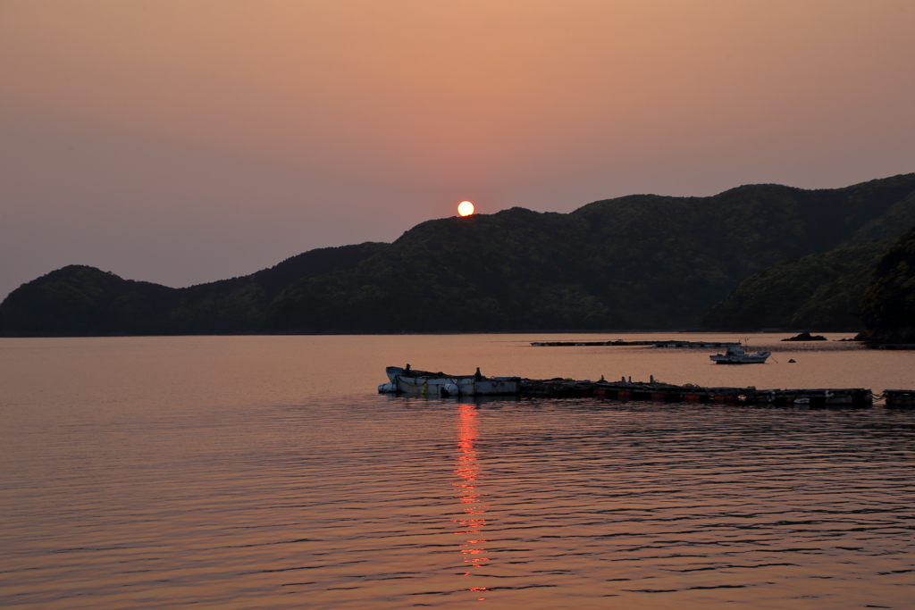 国道沿いに夕陽を追って　Ⅴ