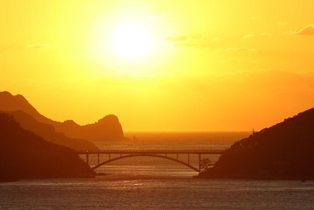 夕陽＆架橋　ⅱ